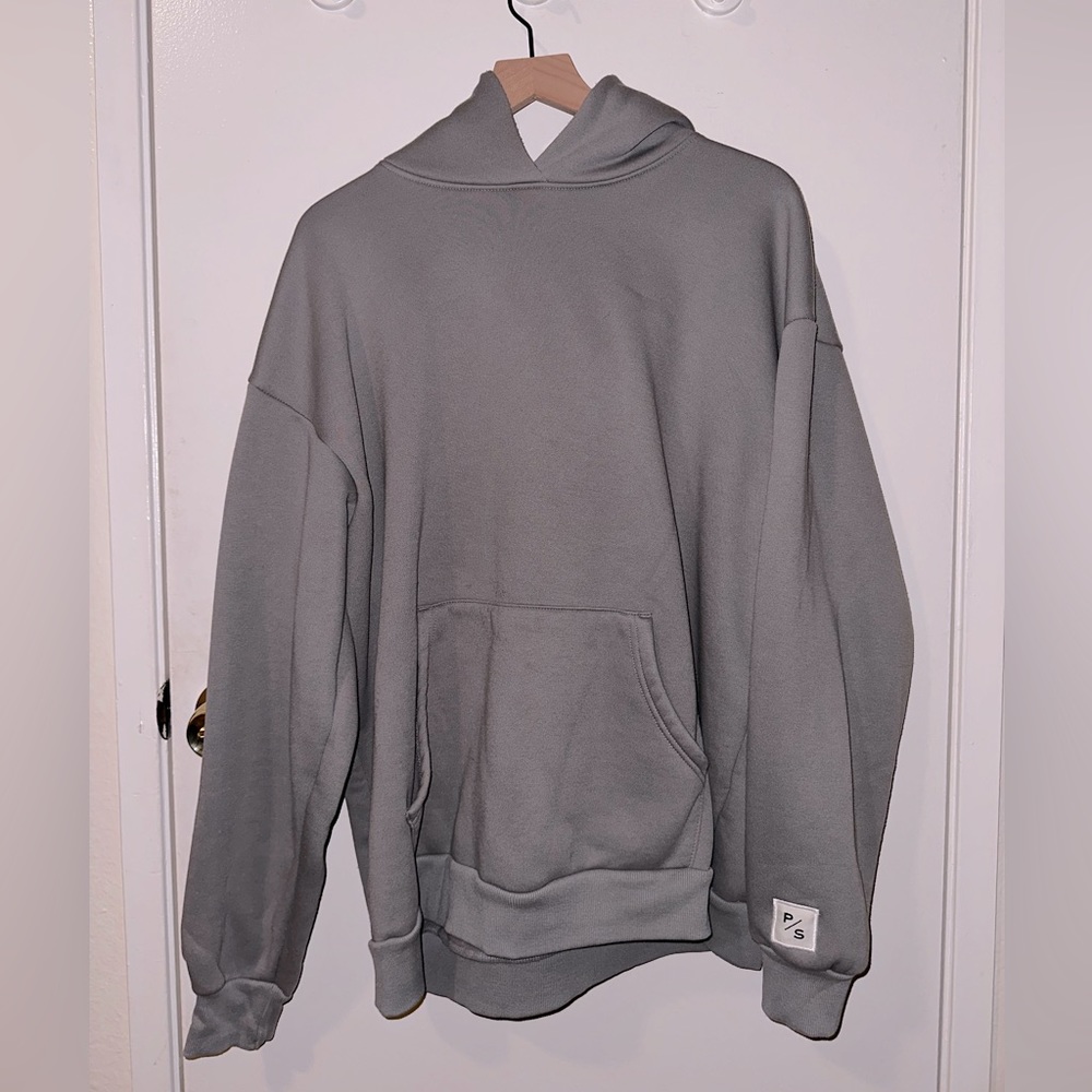 PacSun Grey Solid Hoodie